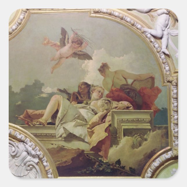 Sticker Carré Humilité, indulgence et vérité (Devant)