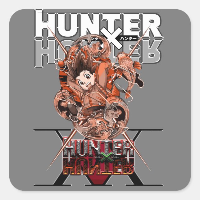 Sticker Carré Hunter X Hunter (Devant)