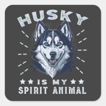 Husky Est Mon Esprit Animal Majestic Husky Chien