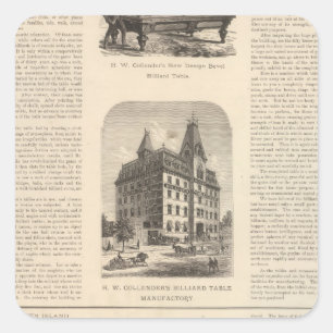 Sticker Carré HW Collender B Kreischer et fils