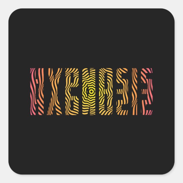 Sticker Carré Hypnosis Hypnotist Hypnotic Hypnotizer Best Cadeau (Devant)