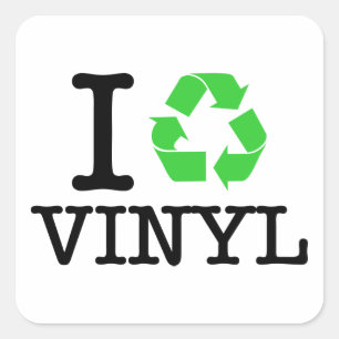 Sticker Carré I Recycle Vinyl