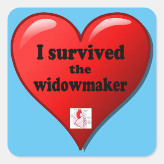 Sticker Carré I Survived the widowmaker