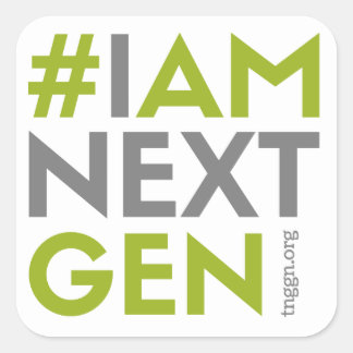 Sticker Carré #IAMNEXTGEN 3"x3"