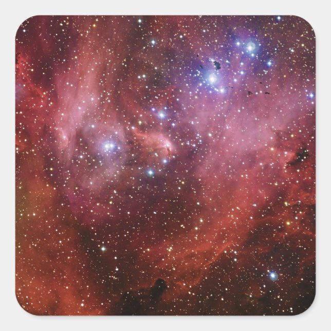 Sticker Carré IC 2944 Courir Nebula Lambda Cen Nebula (Devant)