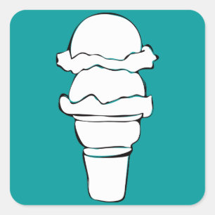 Sticker Carré ice crececurs