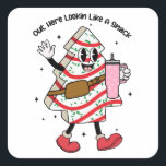 Sticker Carré Ici, On A L'Air D'Un Snack - Boujee Christmas<br><div class="desc">Dehors Regardez Comme Un Snack,  Boujee Noël Drôle,  Noël De Noël,  Fête De Noël,  Gâteau De Noël,  Noël Bougie,  Arbre De Noël,  Gâteau,  Stanley Tumbler,  Noël Rose,  Tumbler Inspiré,  Sac De Ceinture,  Boujee Regardez Comme Un Snack,  Gâteau De Snack D'Arbre,  Fantastiques,  Bougie Xmas,  Fêtes De Bojee , </div>