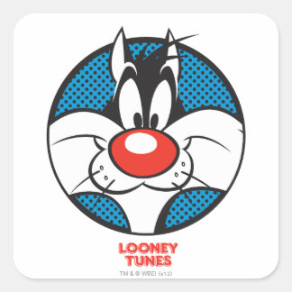 Sticker Carré Icône SYLVESTER™ Pointillée