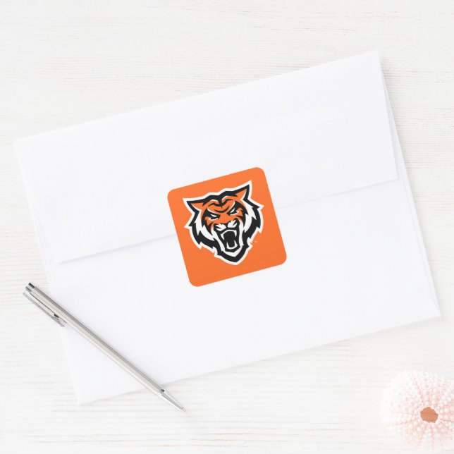Sticker Carré Idaho State University Bengals Spirit Design (Enveloppe)