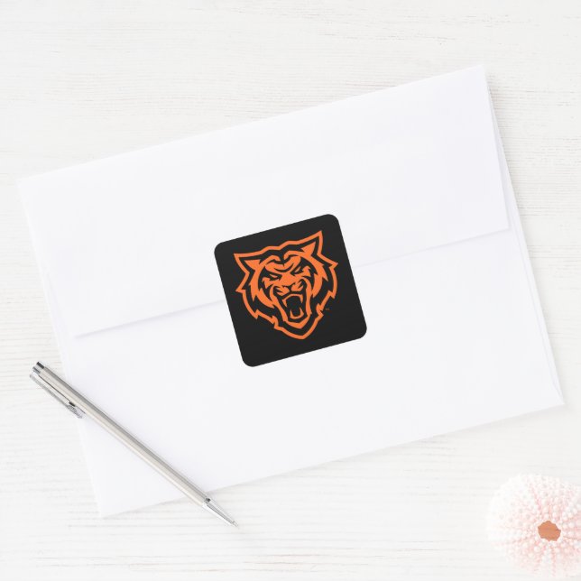 Sticker Carré Idaho State University Bengals Spirit Design (Enveloppe)