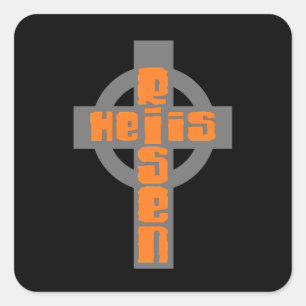 Sticker Carré Il est ressuscité