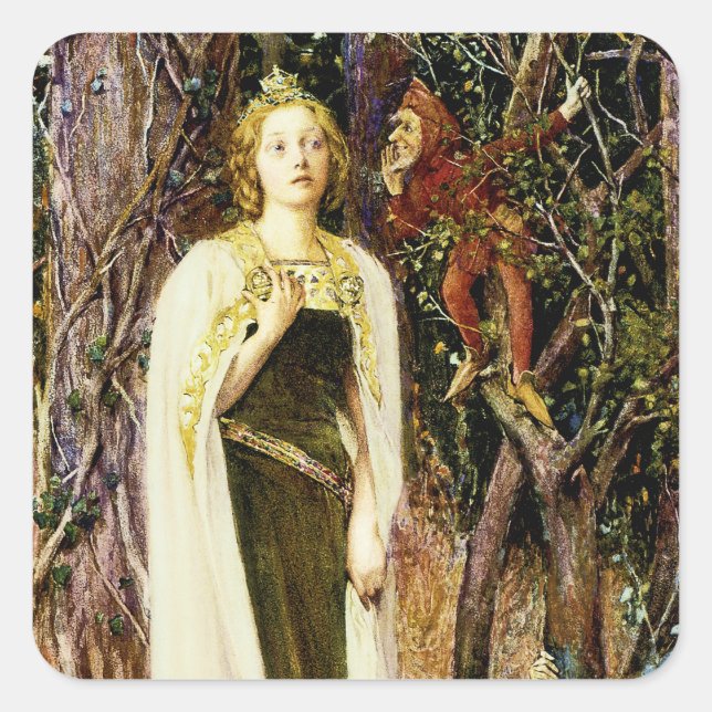 Sticker Carré Il était une fois (Devant)