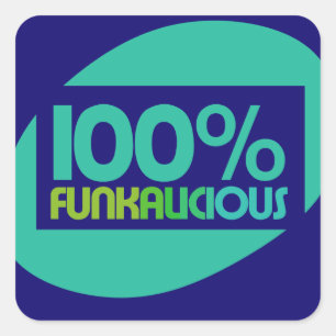 Sticker Carré Il faut aimer le funk