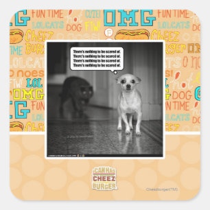 Sticker Carré Il n'y a rien à craindre