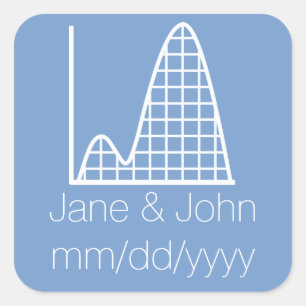 Sticker Carré Il s'ajoute dans l'auto-collant périphérique