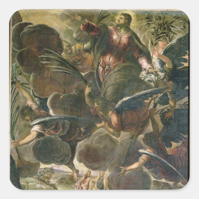 Sticker Carré Île de l'Ascension du Christ (fresco) (Devant)