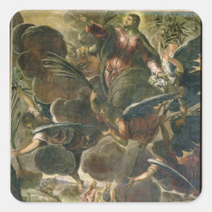 Sticker Carré Île de l'Ascension du Christ (fresco)