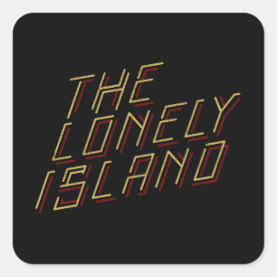 Sticker Carré Île numérique