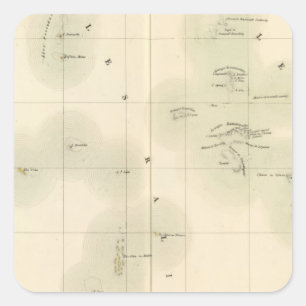 Sticker Carré Îles Marshall Océanie no 10