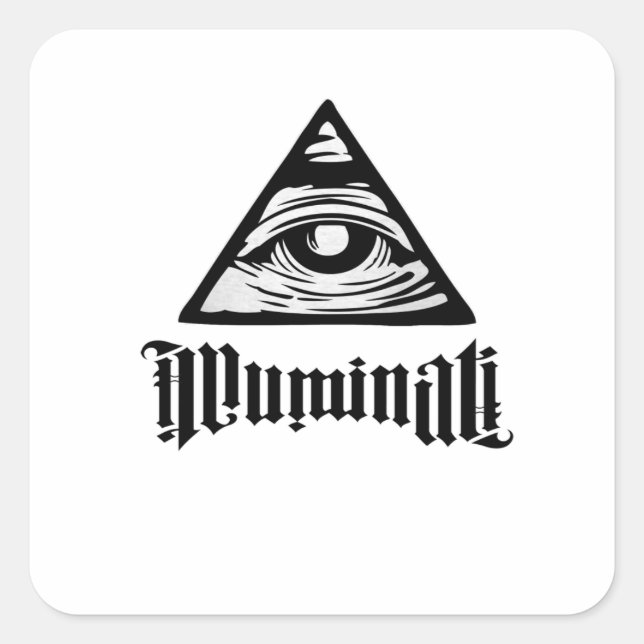 Sticker Carré Illuminati (Devant)