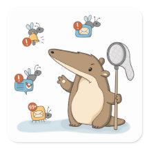 Illustration de chasseur de notifications drôle de
