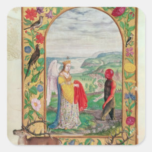 Sticker Carré Illustration de la quatrième parabole