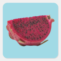 Illustration d'une tranche de fruit du dragon roug