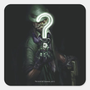 Sticker Carré Illustration Riddler