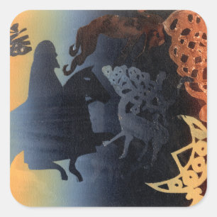 Sticker Carré Image celtique