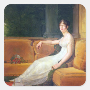 Sticker Carré Impératrice Josephine chez Malmaison, c.1801