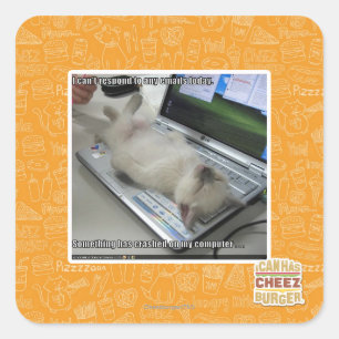 Sticker Carré Impossible de répondre