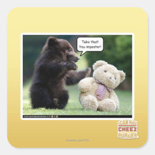 Sticker Carré Imposteur !