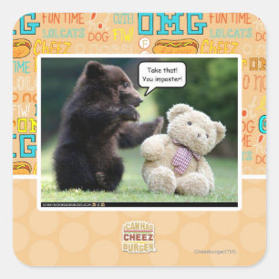 Sticker Carré Imposteur !