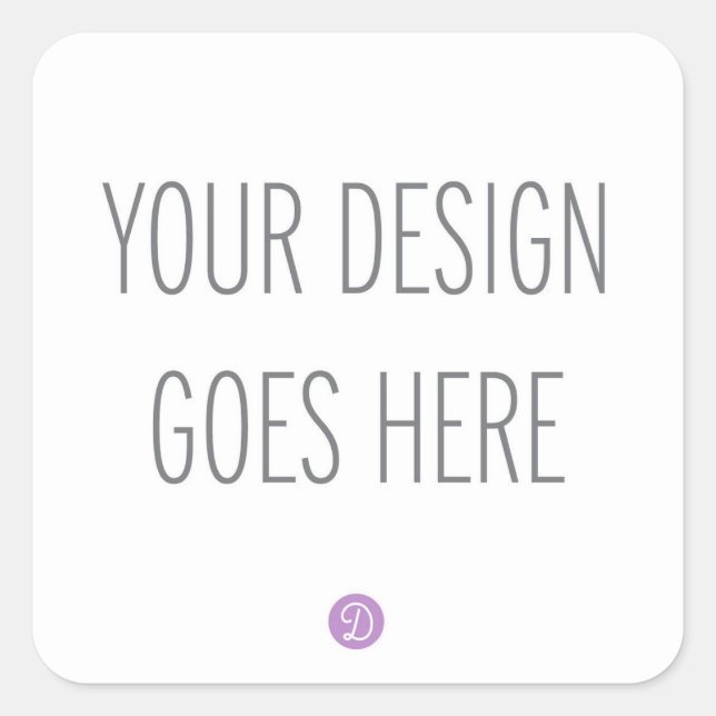 Sticker Carré Impression d'autocollants carrés (1,5" ou 3") (Devant)