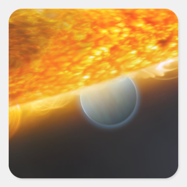 Sticker Carré Impression d'un artiste 3 (Devant)