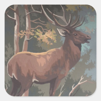 Sticker Carré Imprimer par élément numérique