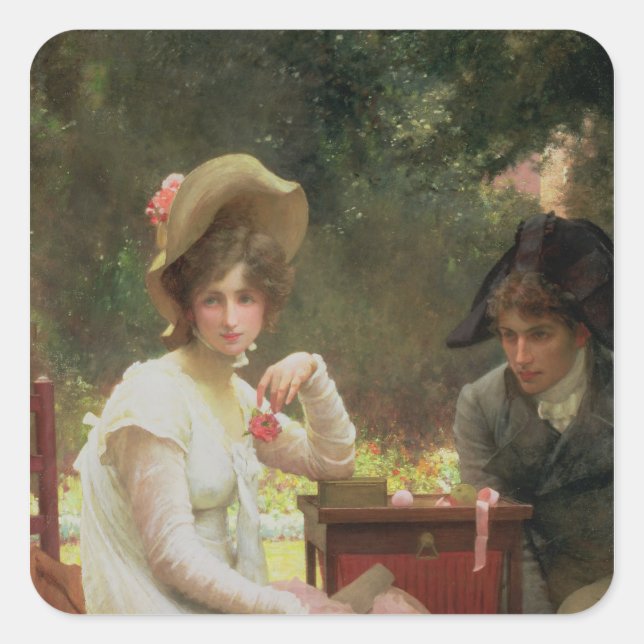 Sticker Carré In Love, 1907 (Devant)