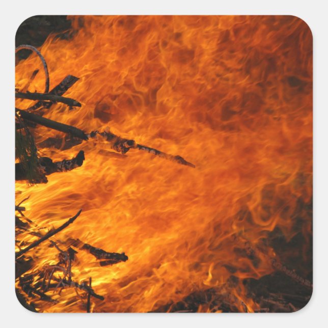 Sticker Carré Incendie (Devant)