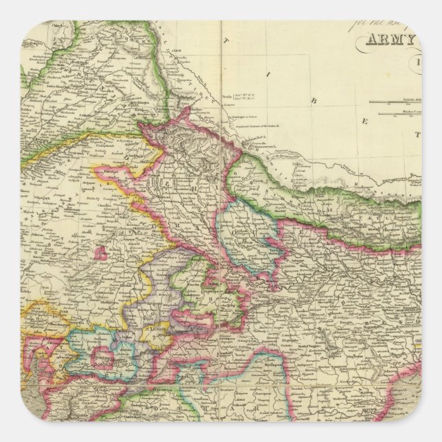 Sticker Carré Inde (Devant)