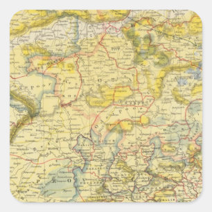 Sticker Carré Inde 2