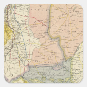 Sticker Carré Inde, Pakistan