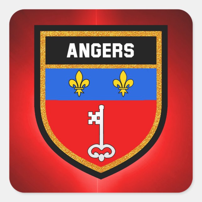 Sticker Carré Indicateur Angers (Devant)