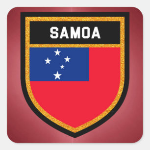 Sticker Carré Indicateur Samoa