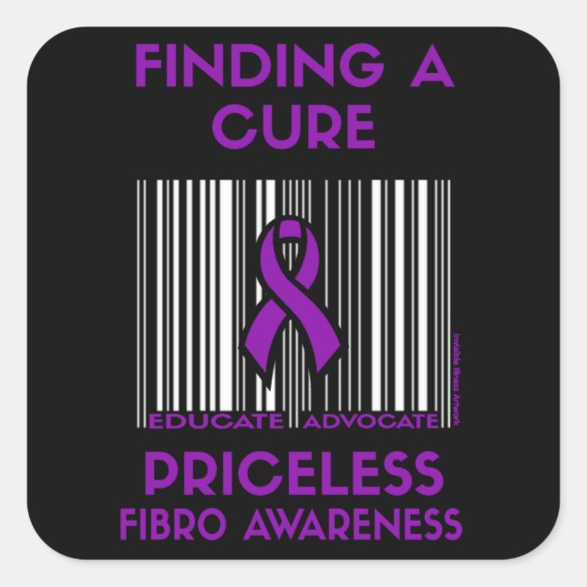 Sticker Carré Inestimable...Fibro (Devant)
