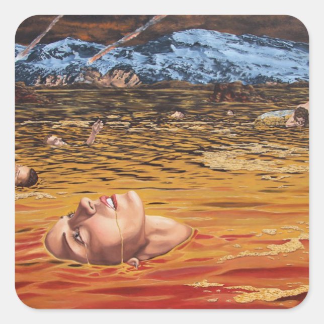 Sticker Carré Inferno (Devant)