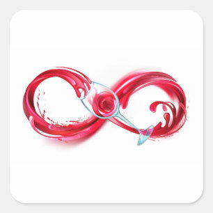 Sticker Carré Infinity