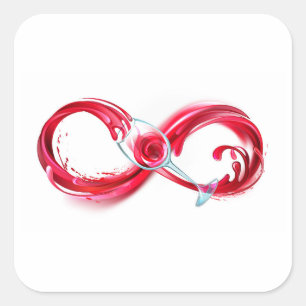 Sticker Carré Infinity