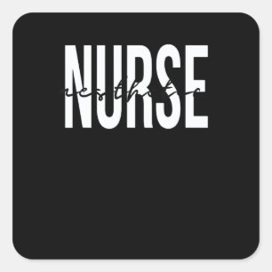 Sticker Carré Infirmière esthétique Cosmétique Infirmière future