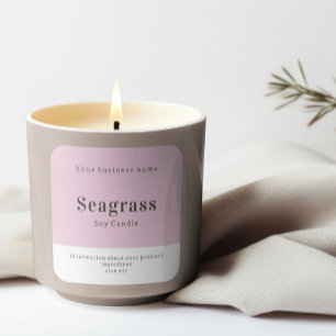 Sticker Carré Informations sur le produit personnalisé sur mesur