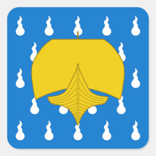 Sticker Carré Insigne de populace de tempête SCA